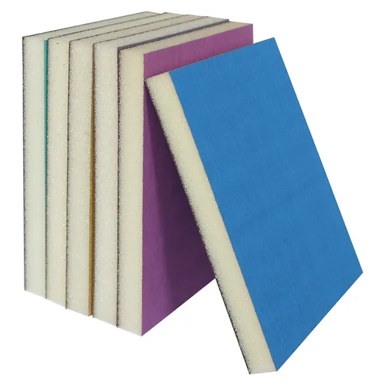 Hoja de esponja abrasiva flexible de óxido de aluminio de 2 lados